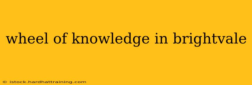 wheel of knowledge in brightvale