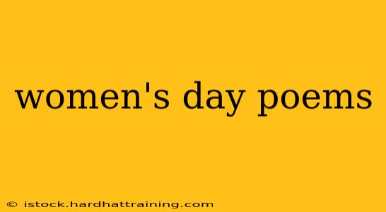 women's day poems